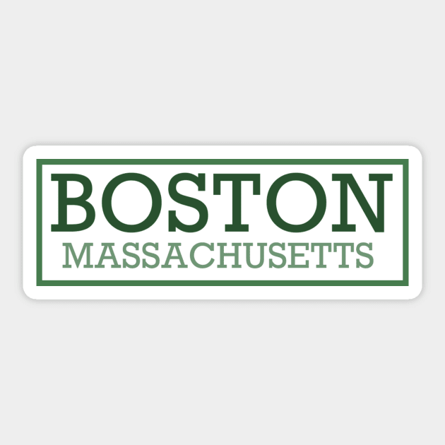 Boston Sticker by Rosemogo